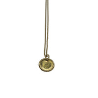 Pre-Owned David Yurman 18K Yellow Gold Initial R Necklace