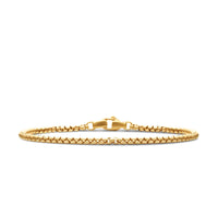 DY Gents Box Chain Bracelet in 18K Yellow Gold, 2.7mm img1