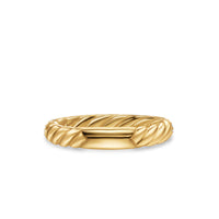 DY Mercer® Pave Band Ring in 18K Yellow Gold with Diamonds, 3.7mm Image 3