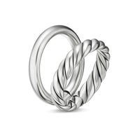 DY Mercer® Two Row Ring in Sterling Silver, 8mm Image 1