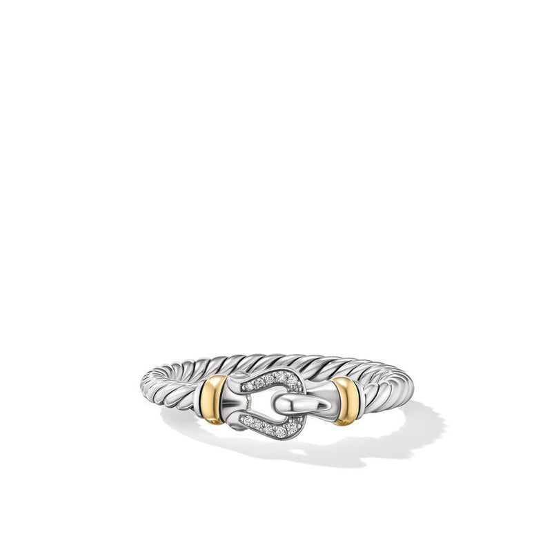 David Yurman Petite Buckle Diamond Ring
