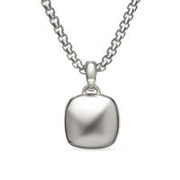 David Yurman Sculpted Cable Square Locket in Sterling Silver, 22.5mm Image 2