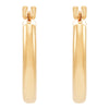 14K Yellow Gold Small Tube Hoop Earrings
