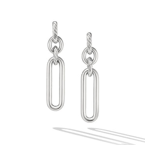 David Yurman Lexington Double Link Drop Earrings in Sterling Silver