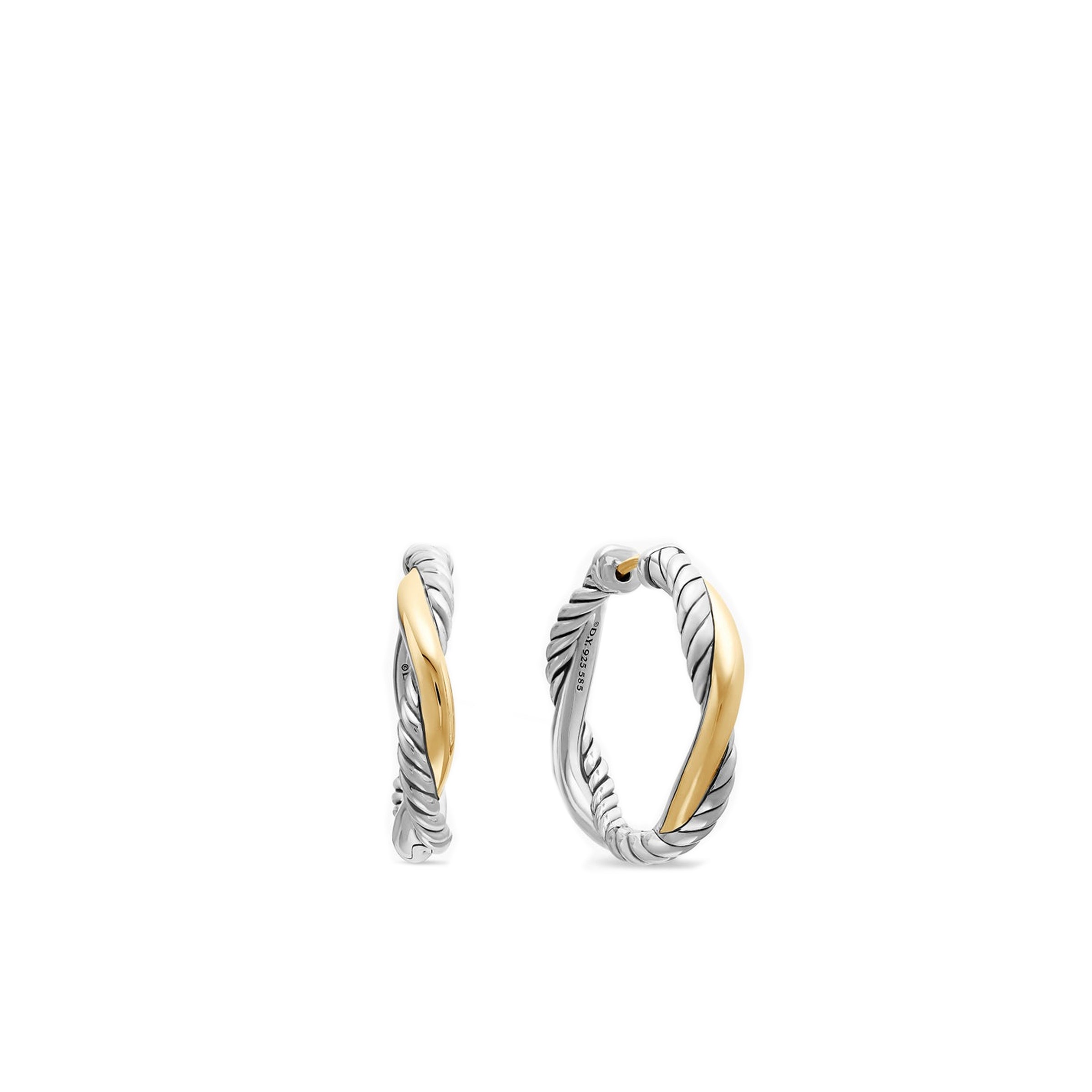 David Yurman Infinity Collection Petite Infinity Hoop Earrings