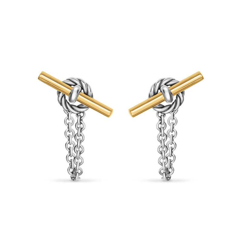 David Yurman Mercer® Collection Petite Toggle Chain Stud Earrings
