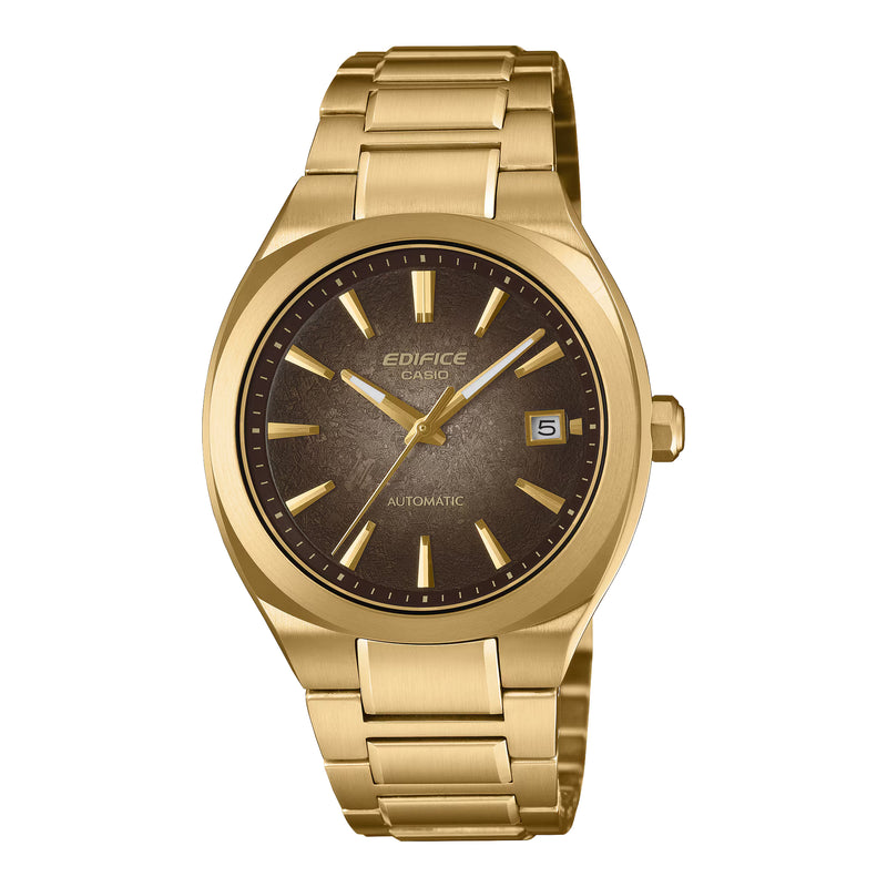 Casio Edifice Electroformed Textured Brown Dial Automatic Watch EFK200DG-5A - NAGI