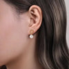 Gabriel & Co. 14K Yellow Gold Bujukan Pearl Drop Earrings