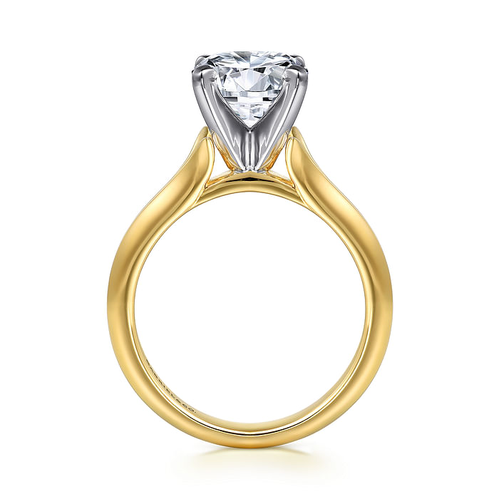 Gabriel & Co. 14K Gold Solitare Engagement Ring - NAGI
