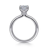 Gabriel & Co. 14K White Gold Solitare Engagement Ring - NAGI