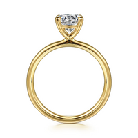 Gabriel & Co. 14K Yellow Gold Solitare Engagement Ring - NAGI