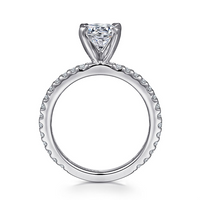 Gabriel & Co. 14K White Gold Prong Set Engagement Ring