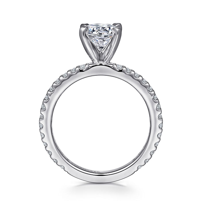 Gabriel & Co. 14K White Gold Prong Set Engagement Ring