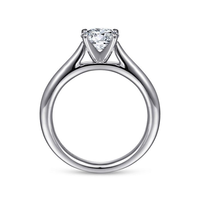 Gabriel & Co. 14K White Gold Solitare Engagement Ring - NAGI