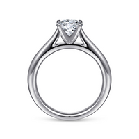 Gabriel & Co. 14K White Gold Solitare Engagement Ring