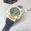 CASIO G-SHOCK GA100PC-7A2 Vintage Color Gunmetal Blue Off-White Watch