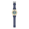 CASIO G-SHOCK GA100PC-7A2 Vintage Color Gunmetal Blue Off-White Watch