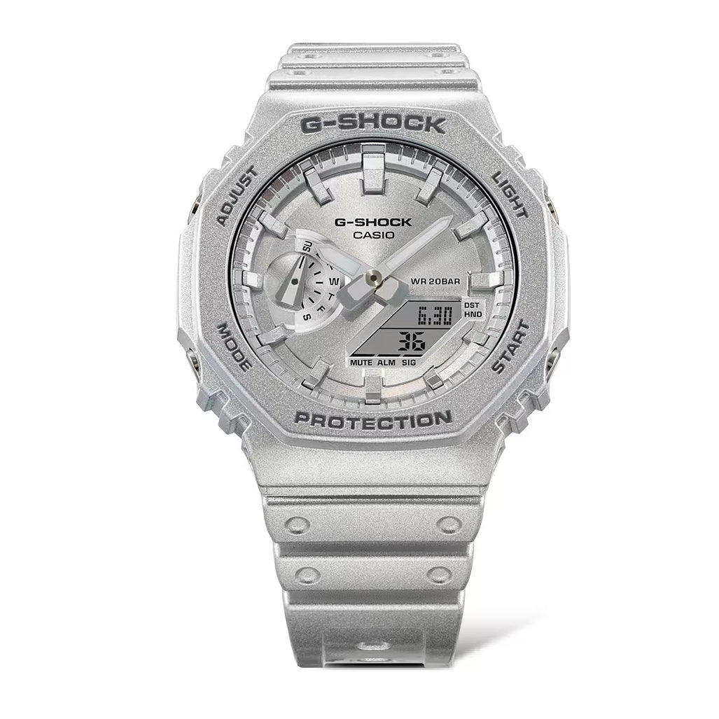 Casio G-Shock Forgotten Future Silver CasiOak NAGI – GA2100FF- Metallic Watch