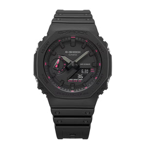 Casio G-Shock CasiOak Pink Black Breast Cancer Watch GA2100P-1A