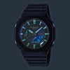 Casio G-Shock Black Carbon CasiOak Black & Rust Color Watch GA2100RC-1A