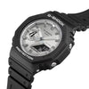 Casio G-Shock Black CasiOak Silver Metallic Matte Watch GA2100SB-1A