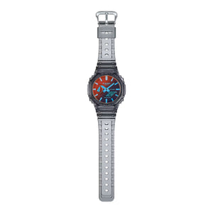 Casio G-Shock CasiOak Beach Time Lapse Orange Watch GA2100TLS-8A