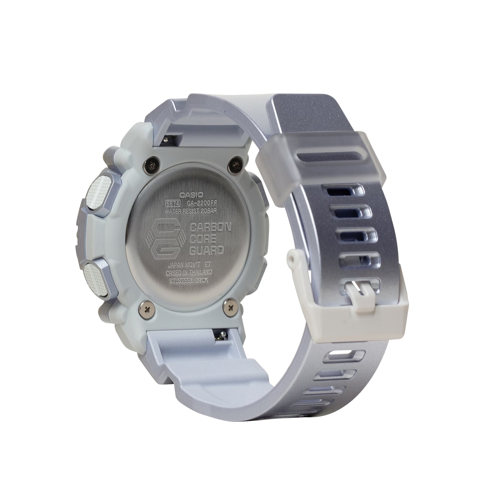 CASIO G-Shock GA2200FF-8A Forgotten Future Silver Metallic Watch