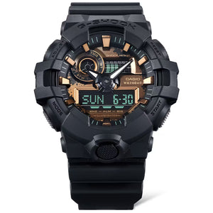 CASIO G-SHOCK Black & Rust Color GA700RC-1A Watch