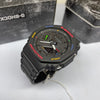 Casio G-Shock Black Multi-Color Solar Bluetooth 2100 CasiOak GAB2100FC-1A Watch