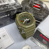 Casio G-Shock Green Multi-Color Solar Bluetooth 2100 CasiOak GAB2100FC-3A Watch