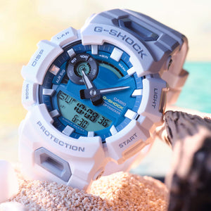 Casio G-Shock StepTracker Analog-Digital Blue White Watch GBA900CB-7A
