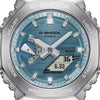 Casio G-Shock Black Steel Blue CasiOak GBM2100A-1A2 Bluetooth Solar Watch