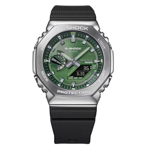 Casio G-Shock Green Steel CasiOak GBM2100A-1A3 Bluetooth Solar Watch