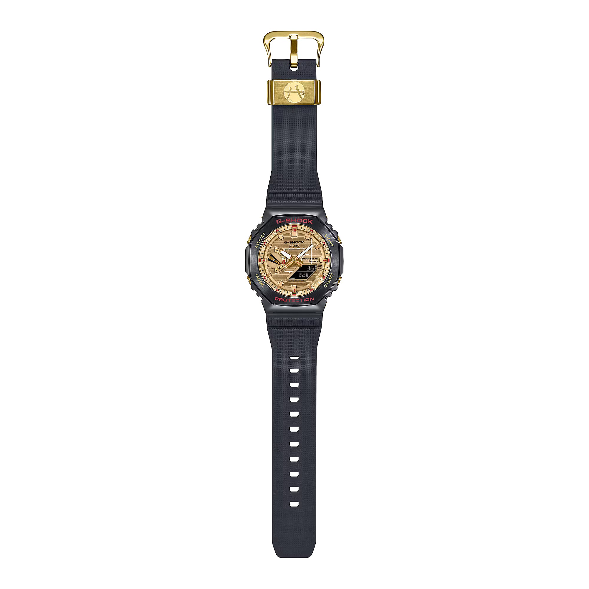 Casio G-Shock Rui Hachimura 2024 CasiOak Stainless Gold Watch GBM2100RH-1A
