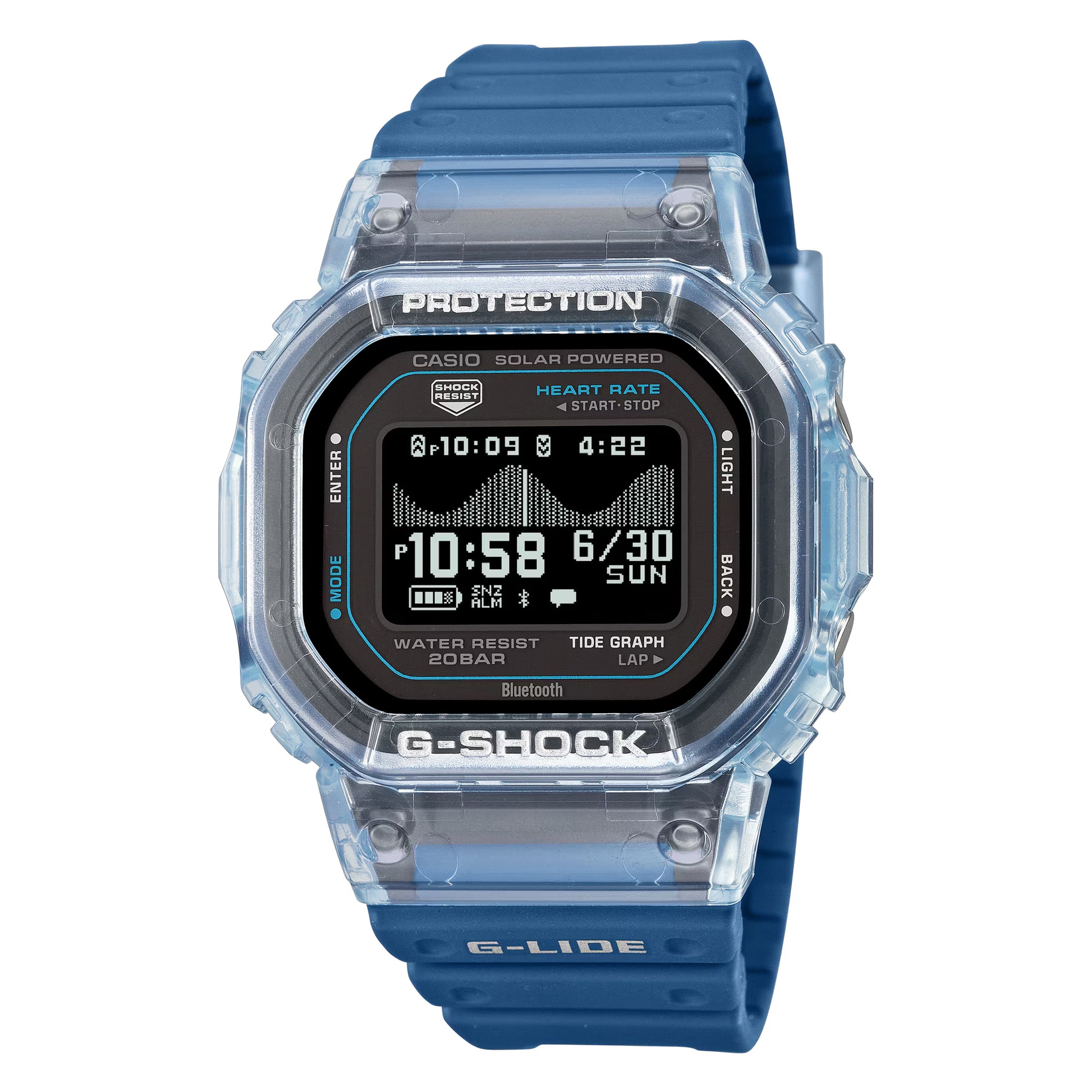 Casio G-Shock GLide GBX-H5600 Series Blue Watch