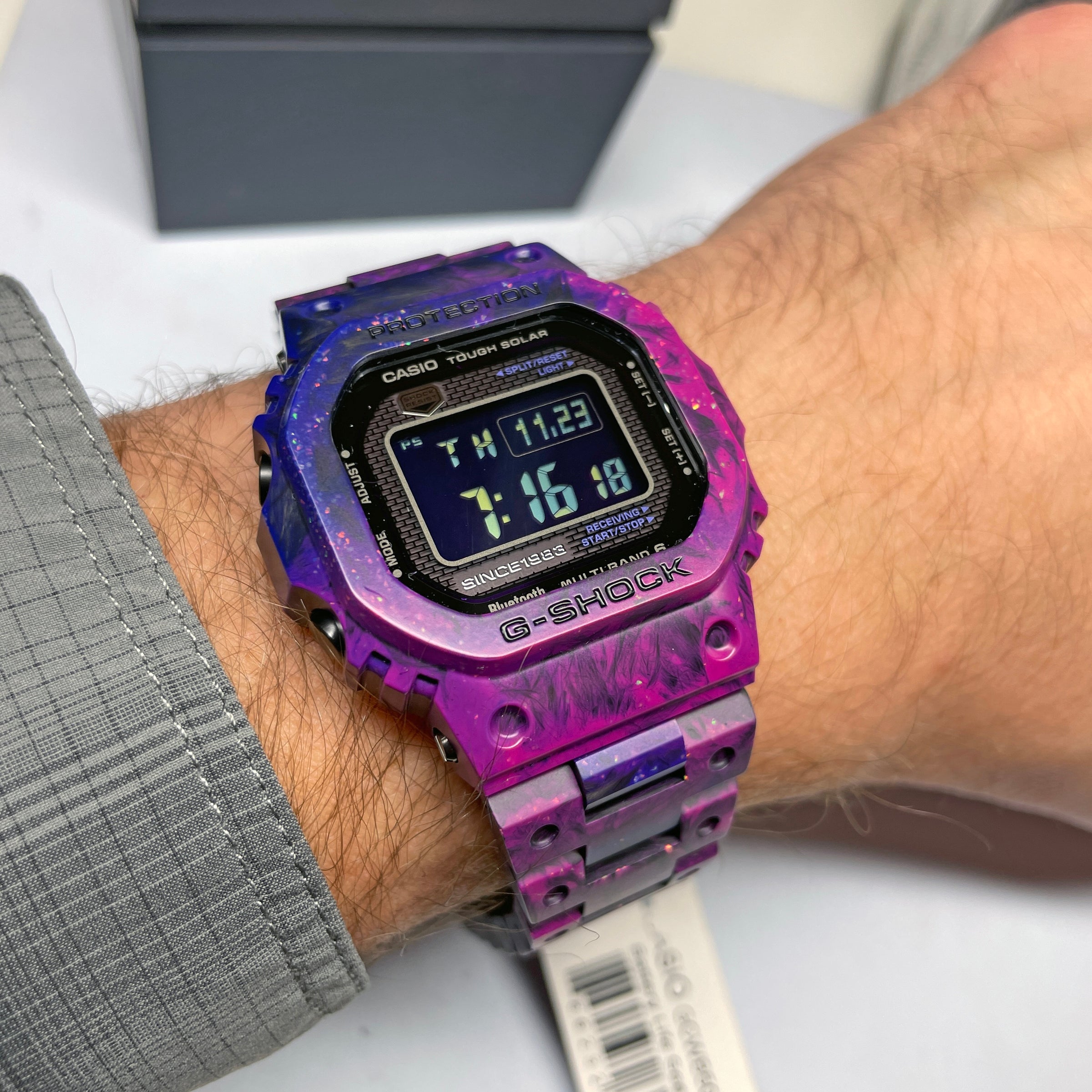 Purple casio watch on sale