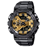 Casio G-Shock G-Steel Black Gold Watch GM110BD-1A9