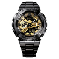 Casio G-Shock G-Steel Black Gold Watch GM110BD-1A9