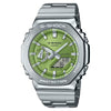 Casio G-Shock Steel GM2110D-3A Lime Green GM2110 Series Casioak Watch