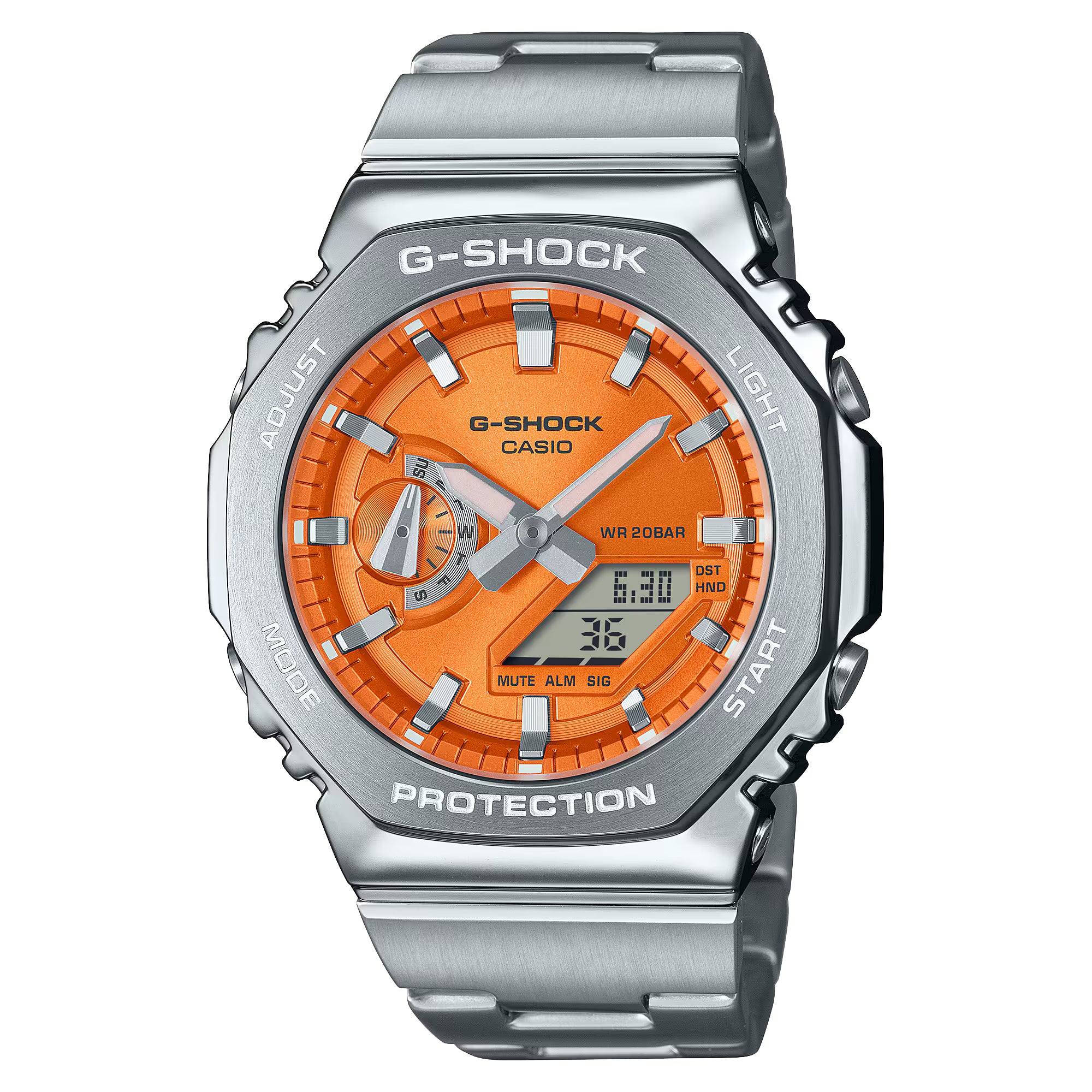 G shock aviator orange best sale