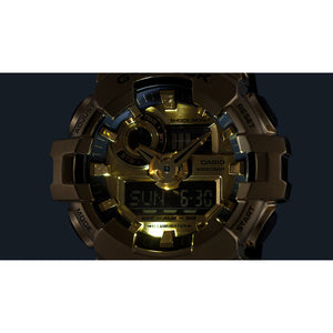 CASIO G-SHOCK GM700-9A Gold G-Steel Watch