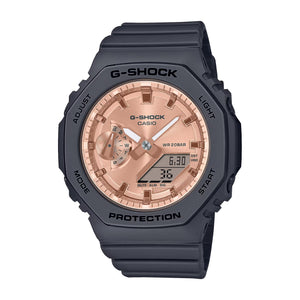 Casio G-Shock GMAS2100 “Mini CasiOak” Black Metallic Gold Watch