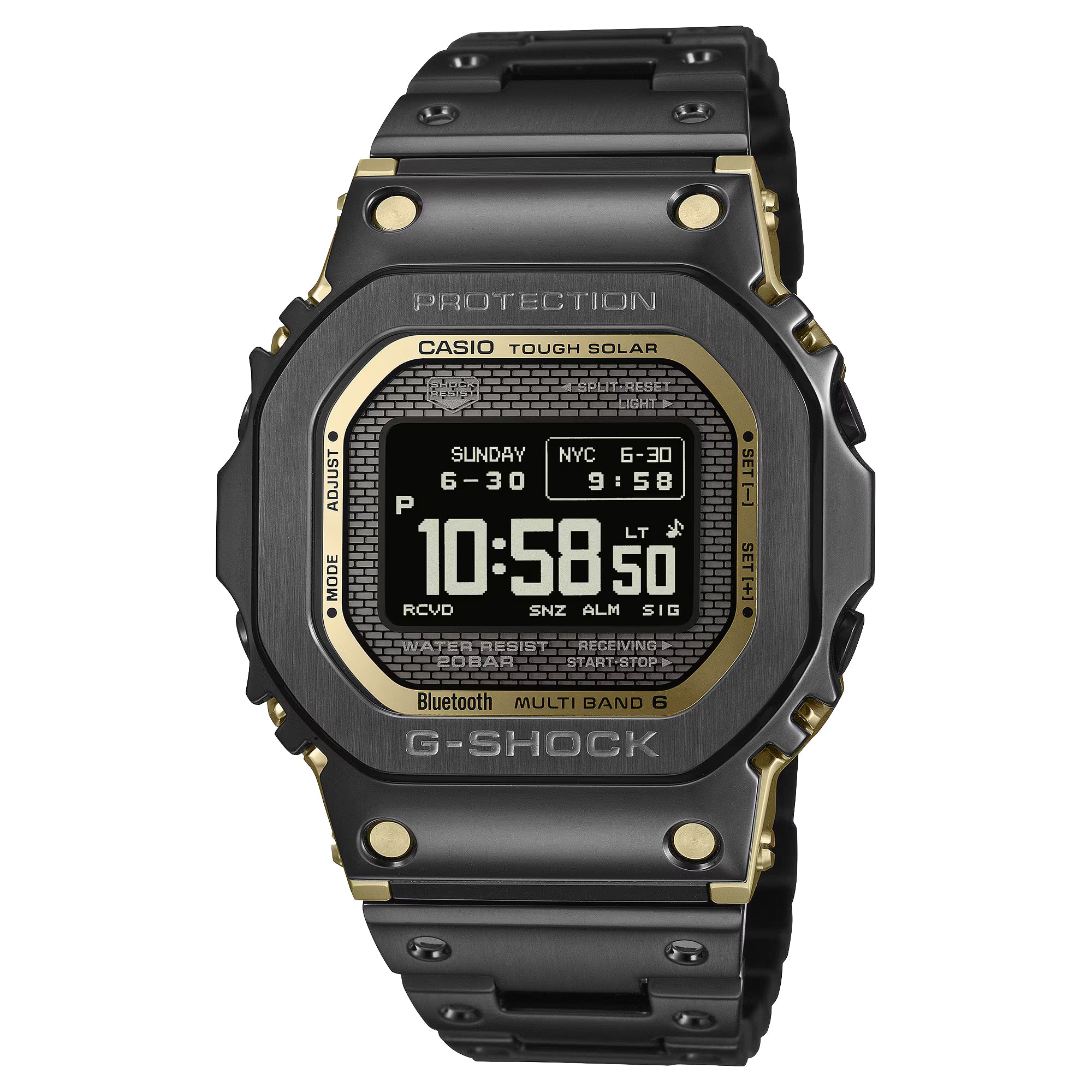 Casio G-Shock Black Gold Full Metal Square 2-Way MIP GMWBZ5000BD-1