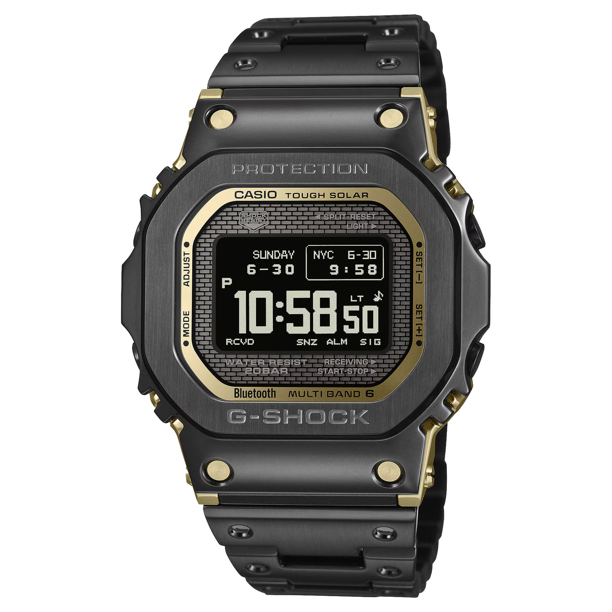 Casio G-Shock Black Gold Full Metal Square 2-Way MIP GMWBZ5000BD-1