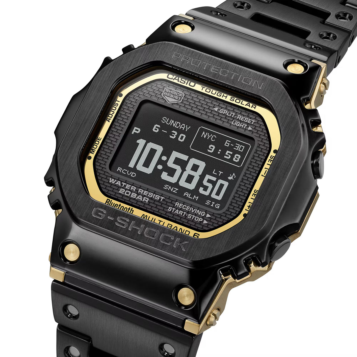 Casio G-Shock Black Gold Full Metal Square 2-Way MIP GMWBZ5000BD-1