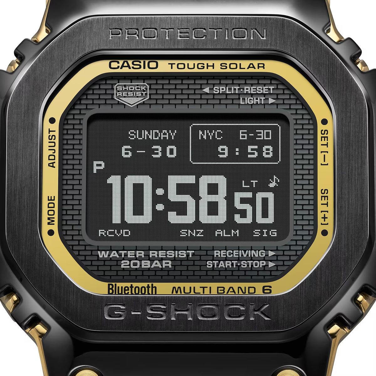 Casio G-Shock Black Gold Full Metal Square 2-Way MIP GMWBZ5000BD-1