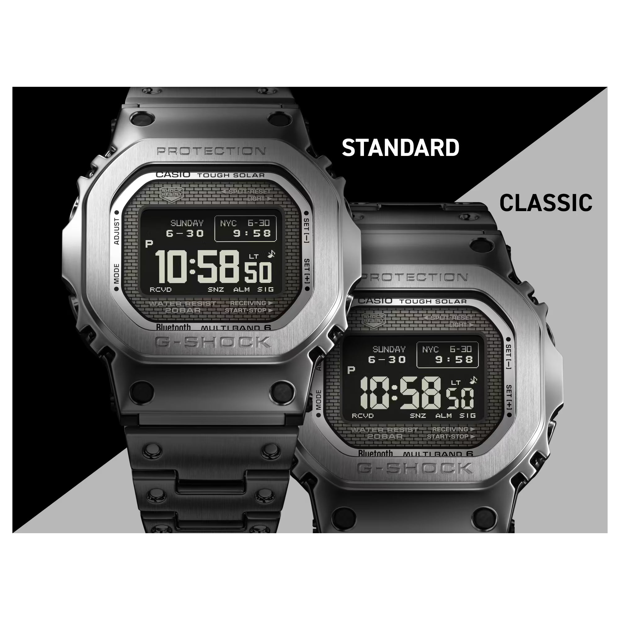Casio G-Shock Black Gold Full Metal Square 2-Way MIP GMWBZ5000BD-1