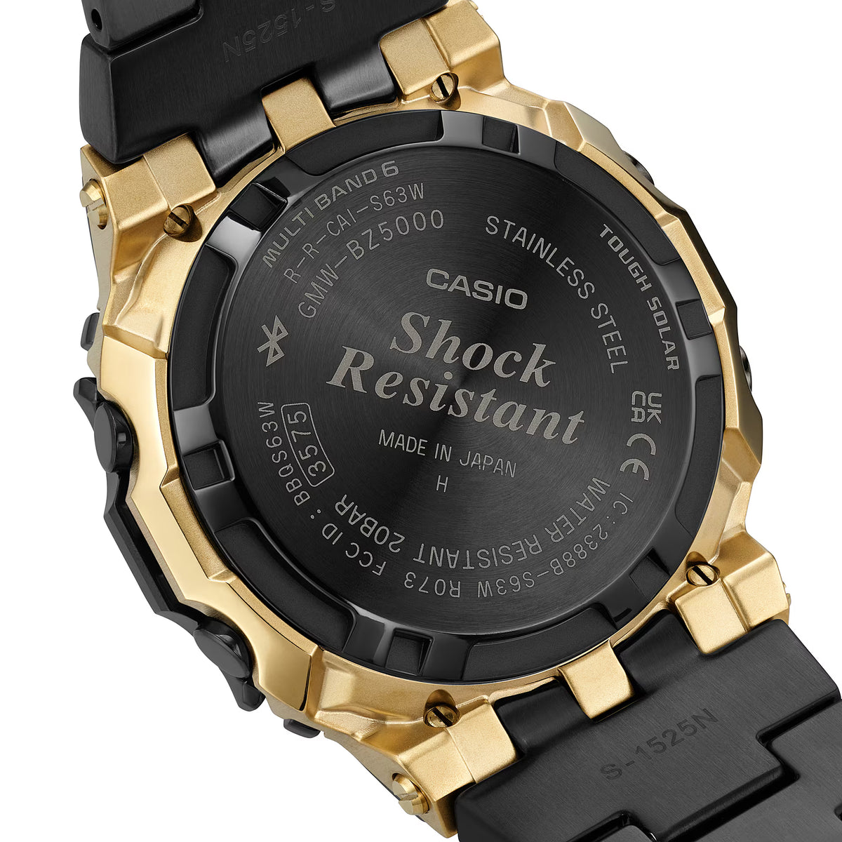 Casio G-Shock Black Gold Full Metal Square 2-Way MIP GMWBZ5000BD-1