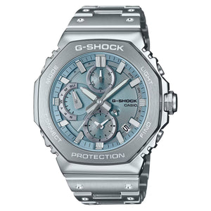 Casio G-Shock Full Analog Steel Ice Blue Bluetooth Casioak GMCB2100D-2A