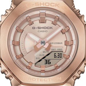 Casio G-Shock GMS CasiOak Pink Gold GMS2100PG-4A Womens Watch